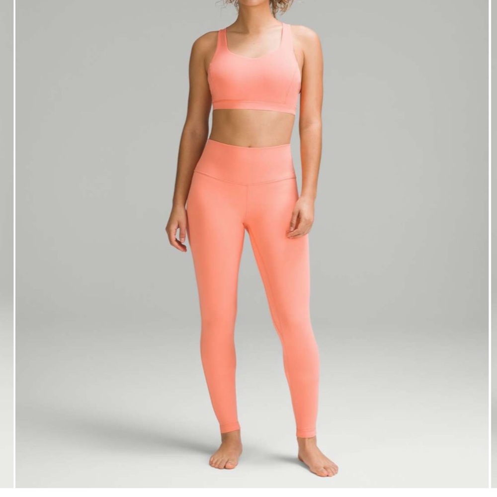 Lululemon Sunny Coral Align High Rise Pants Size 10